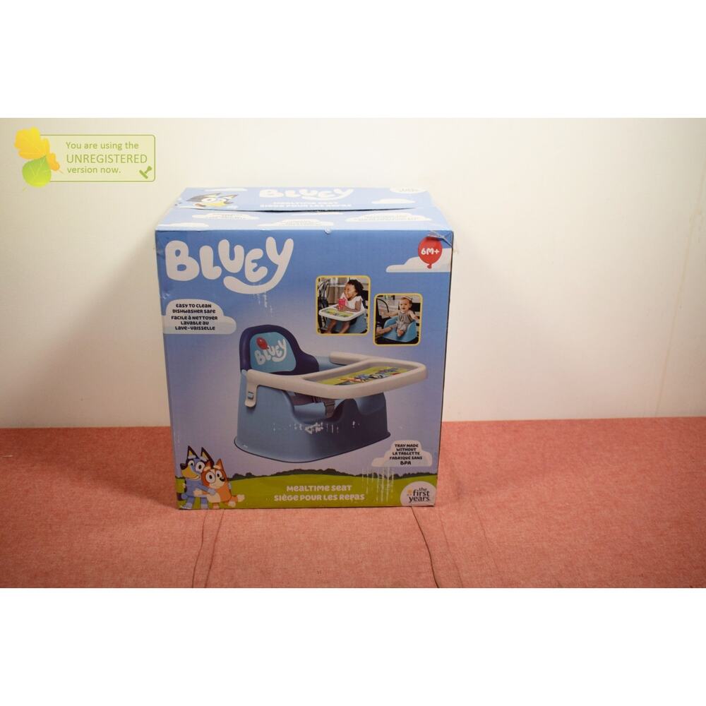 The First Years Bluey Mealtime Booster Seat Toddler Feeding Seat